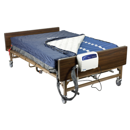 DRIVE MEDICAL Med Aire Plus Bariatric Low Air Loss Mattress System, 80" x 54" 14054